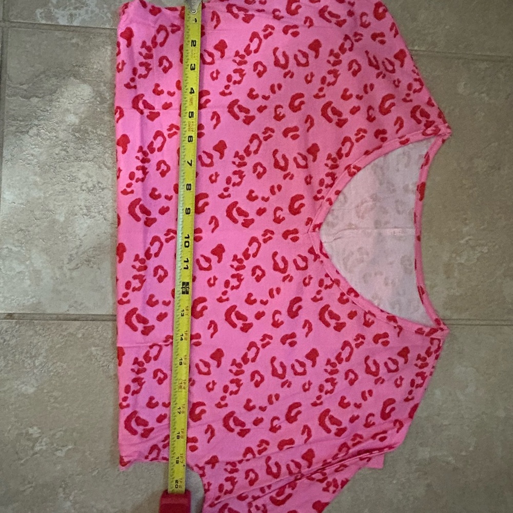 Pink Leopard Print Top - Picture 3 of 6